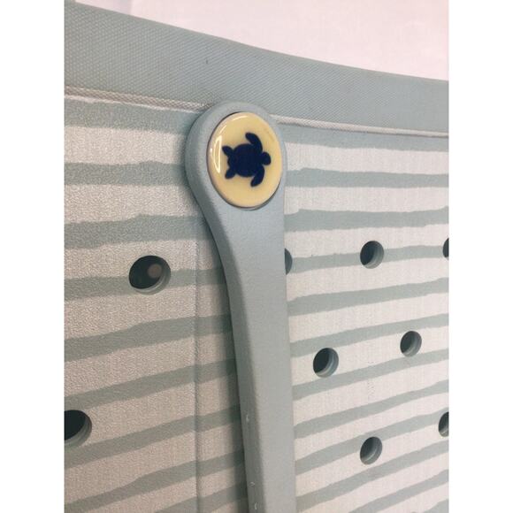 Simply Southern Large Waterproof Sandproof Beach Tote Bag Sky Blue Easy Clean - Picture 5 of 9